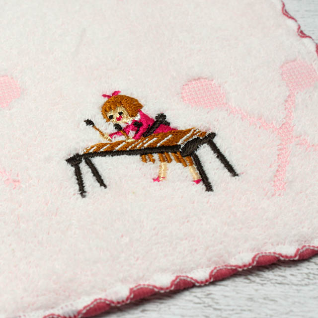 打楽器,マリンバ,Marimba,マレット,チックトーン,ShinziKatoh,タオルハンカチ,音楽雑貨,音楽グッズ,音楽ギフト,発表会記念