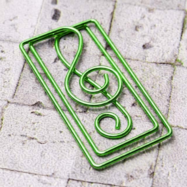 ト音記号 ゼムクリップ 音楽雑貨 音楽グッズ 音楽事務用品