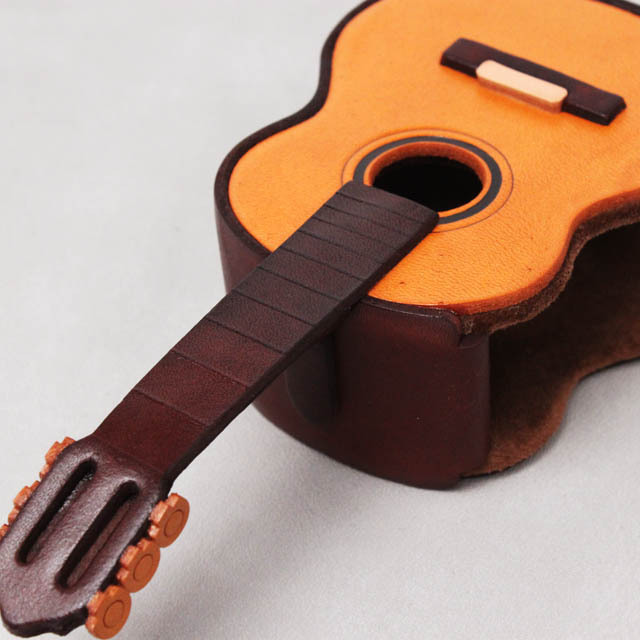 クラシックギター Guitar 本革 メガネスタンド スマホスタンド 小物スタンド 音楽雑貨 音楽グッズ 音楽ギフト