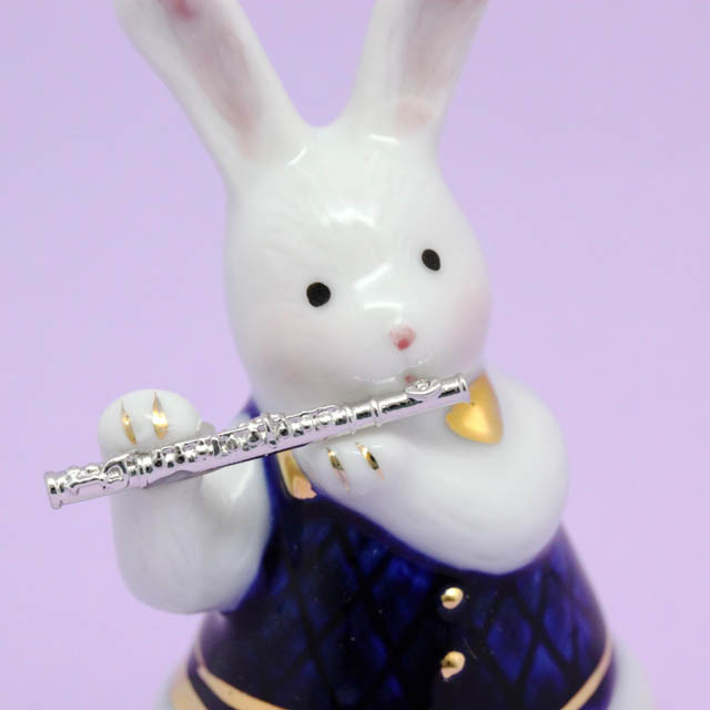 ドリーズラビット　ウサギの音楽隊　セット　陶磁器　置物　オーケストラ ドリーズラビット かわいいウサギの音楽隊｜ 音楽雑貨のお店