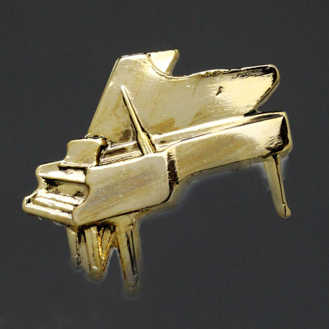 グランドピアノ Piano ブローチ 楽器グッズ 音楽雑貨