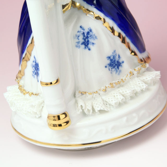 ハープの乙女 レース人形オルゴール 音楽雑貨・アクセサリー専門店