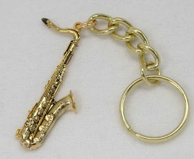 Tenor Saxophone テナーサックス　キーホルダー