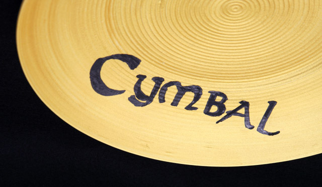 音楽雑貨 食器 パーカッション シンバル 皿 金彩 ギフト