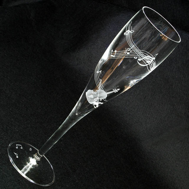 ロイヤル ド シャンパーニュ トランペット クリスタルガラス オブジェ ロイヤル ド シャンパーニュ トランペット クリスタルガラス