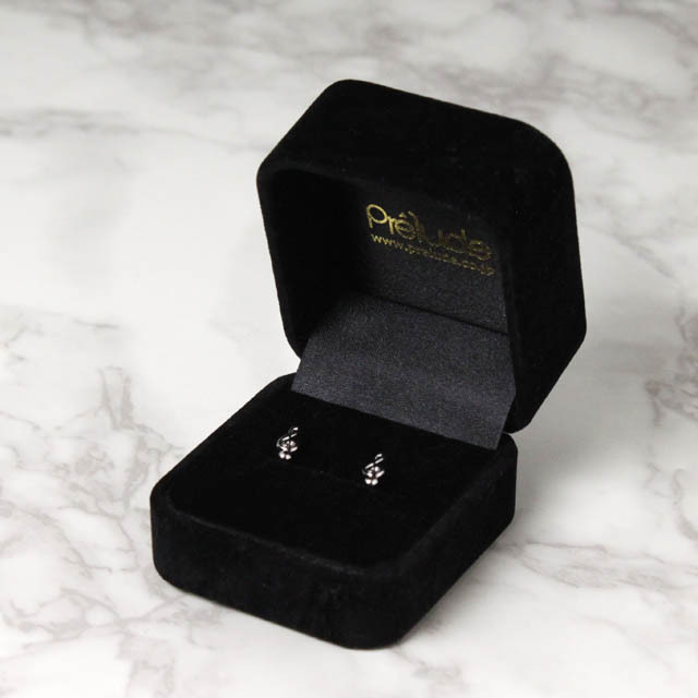 ト音記号 ピアス ピュアシルバー SV992 音楽雑貨 音楽グッズ