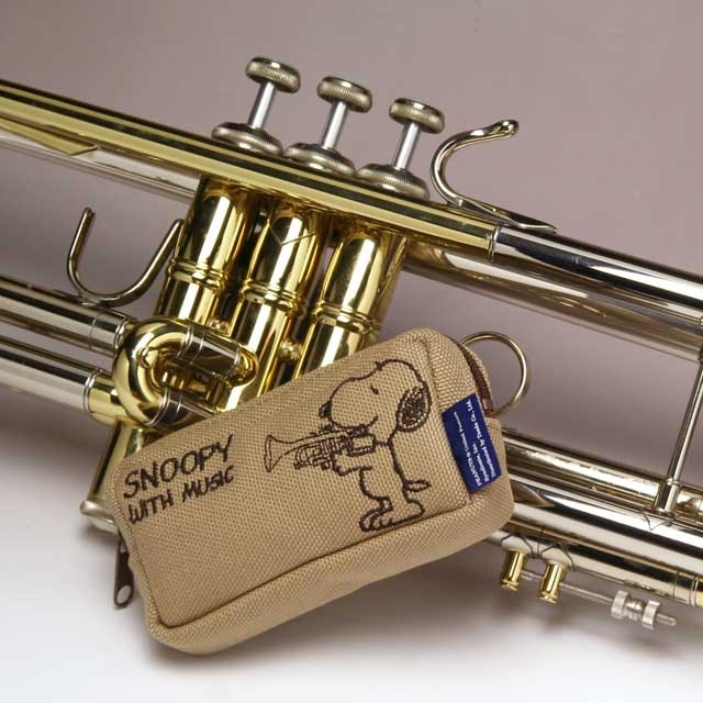 クッション入りマウスピースケース トランペット スヌーピー SNOOPY