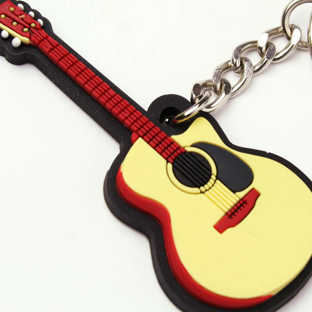 絶版品】フォークギター ラバーズ キーホルダー 音楽雑貨