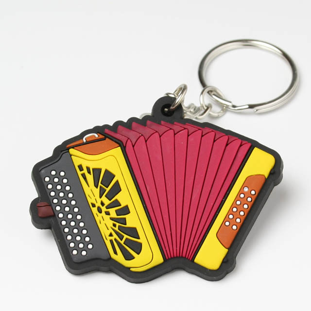 絶版品】アコーディオン ラバーズ キーホルダー 【ボタン式】 音楽雑貨