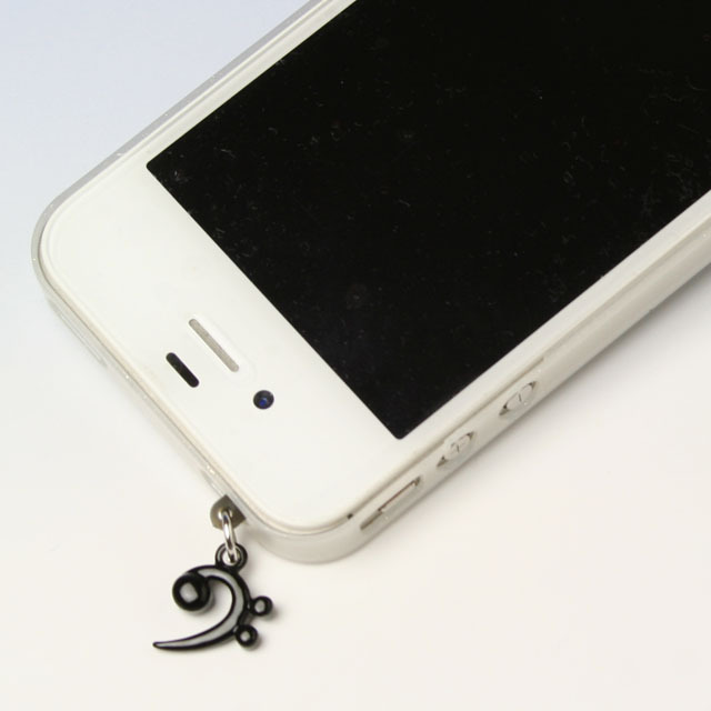 スマホ チャーム ヘ音記号 音楽雑貨 音楽グッズ
