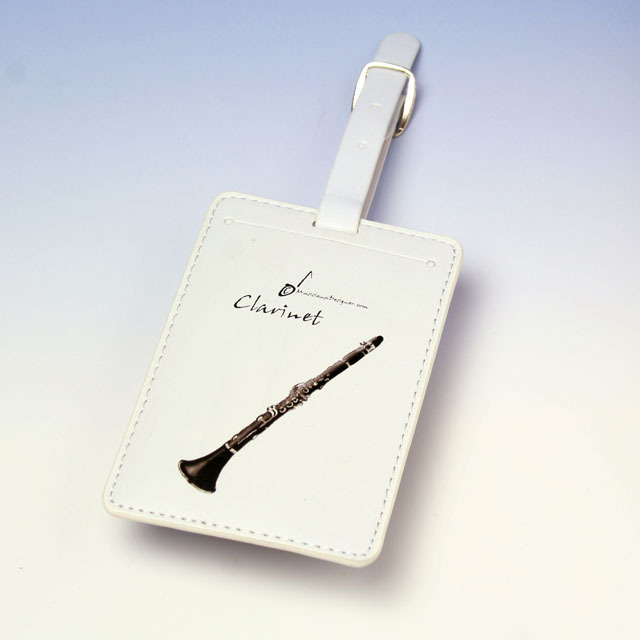 クラリネット clarinet ネームタグ 名札 音楽雑貨 音楽グッズ 音楽小物
