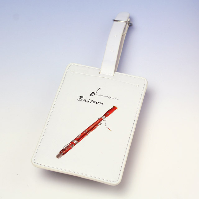 ファゴット bassoon バスーン ネームタグ 名札 音楽雑貨 音楽グッズ 音楽小物