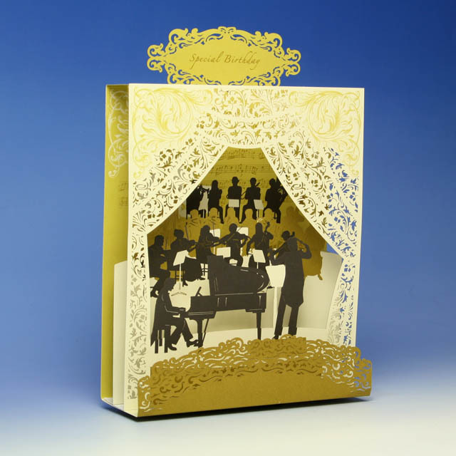 立体バースデーカード ピアノ協奏曲 音楽雑貨 アクセサリー専門店 プレリュード