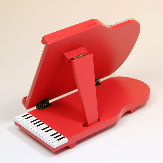 写真たて グランドピアノ 《レッド》 音楽雑貨・アクセサリー専門店