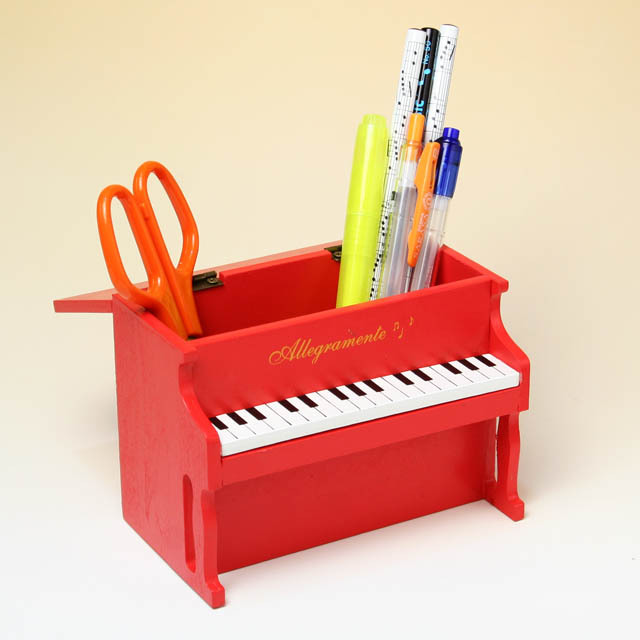 アップライトピアノ ペンスタンド 筆立て 音楽雑貨 音楽グッズ