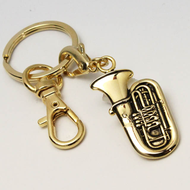 レリーフ調 キーホルダー チューバ 音楽雑貨・アクセサリー専門店