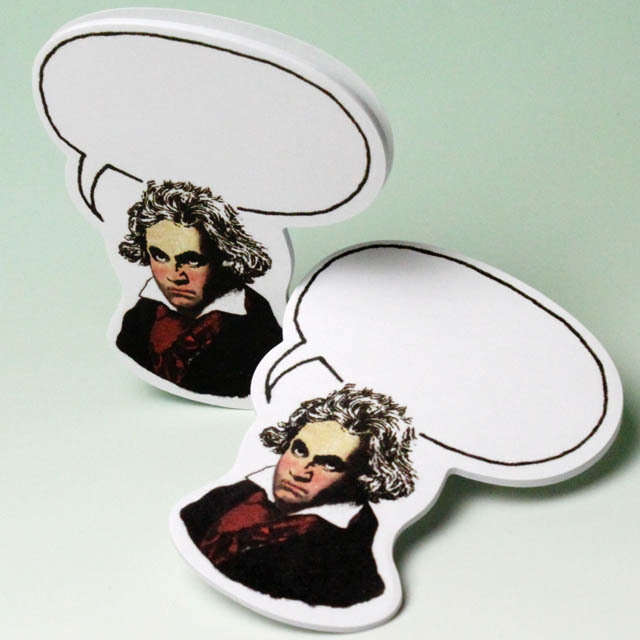 ベートーヴェン 吹き出し 付箋 音楽雑貨 音楽グッズ