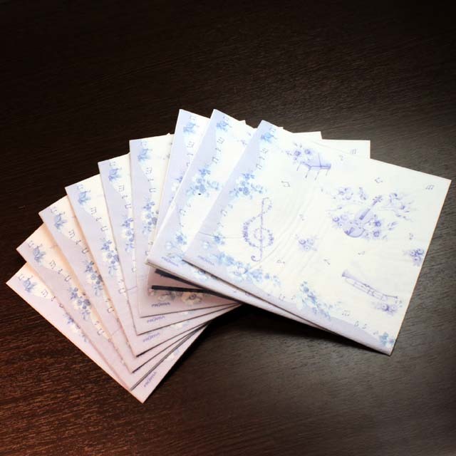 ブルーミュージック ペーパーナプキン 音楽雑貨 音楽グッズ