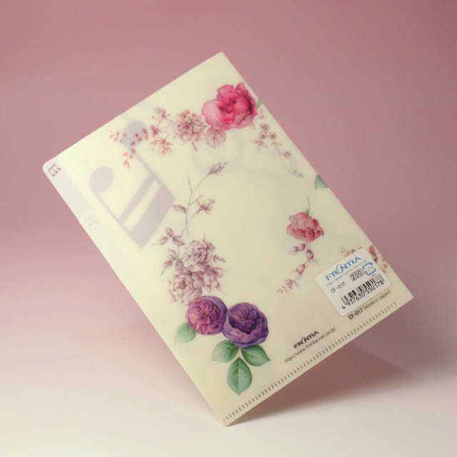 クリアファイル クリアフォルダ 音楽雑貨 音符 楽譜