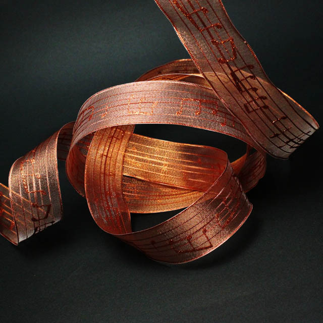楽譜リボン wired ribbon 音楽雑貨 音楽グッズ