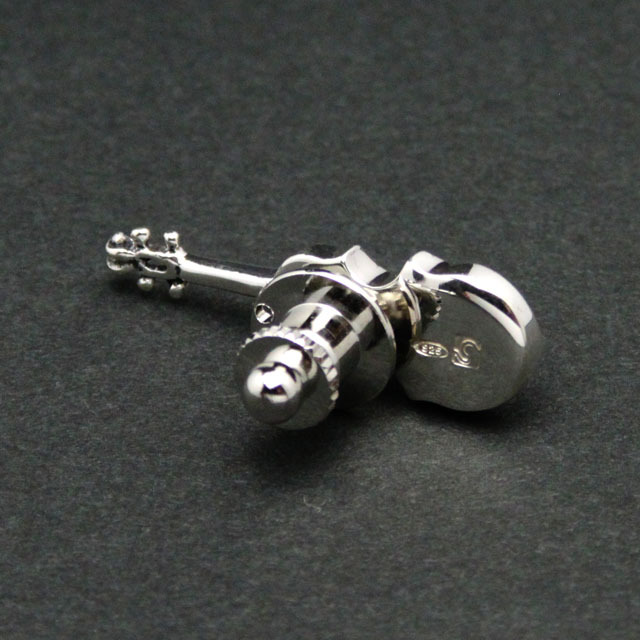 SV925シルバー ピンズ ヴァイオリン 音楽雑貨 音楽グッズ 音楽ギフト