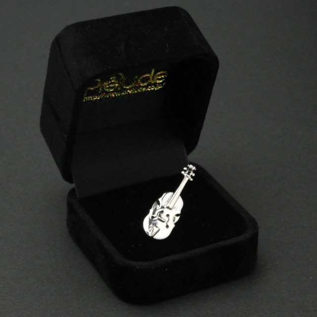 SV925シルバー ピンズ ヴァイオリン 音楽雑貨 音楽グッズ 音楽ギフト