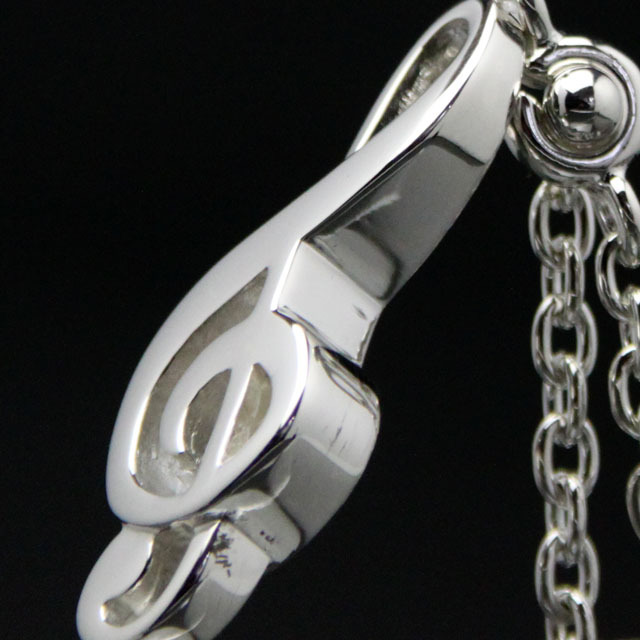 SV925シルバー キーホルダー ト音記号 音楽雑貨 音楽ギフト