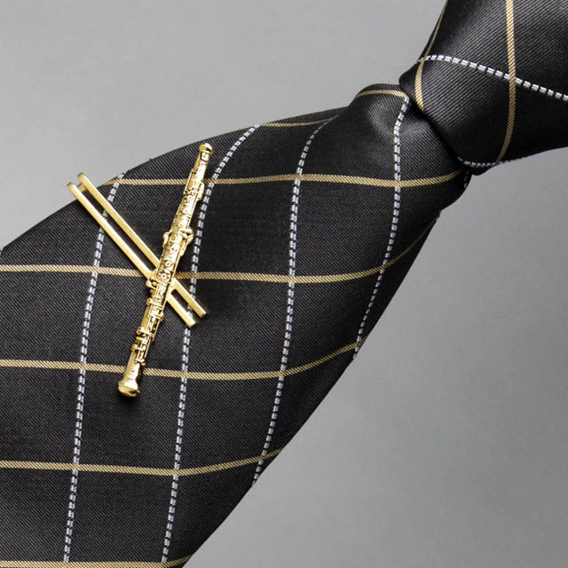 オーボエ Oboe タイピン タイバー 楽器グッズ 音楽雑貨