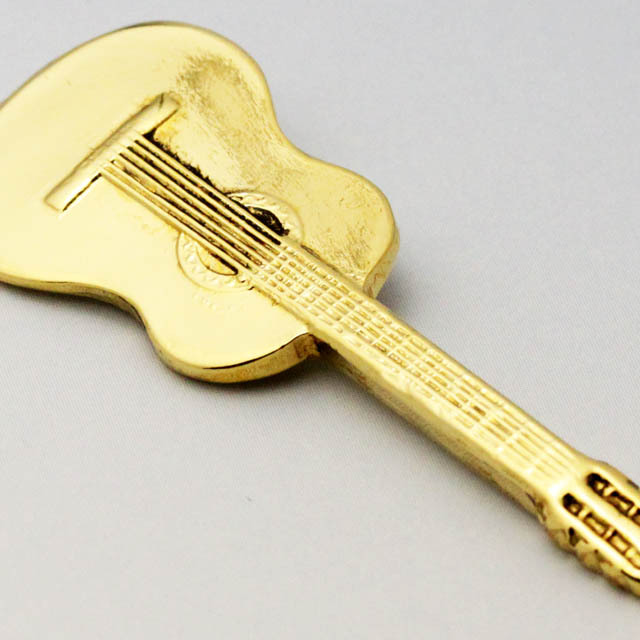 ひまわりページ アコースティックギター お月様シェイカーキーホルダー ひまわりページ アコースティックギター お月様シェイカー