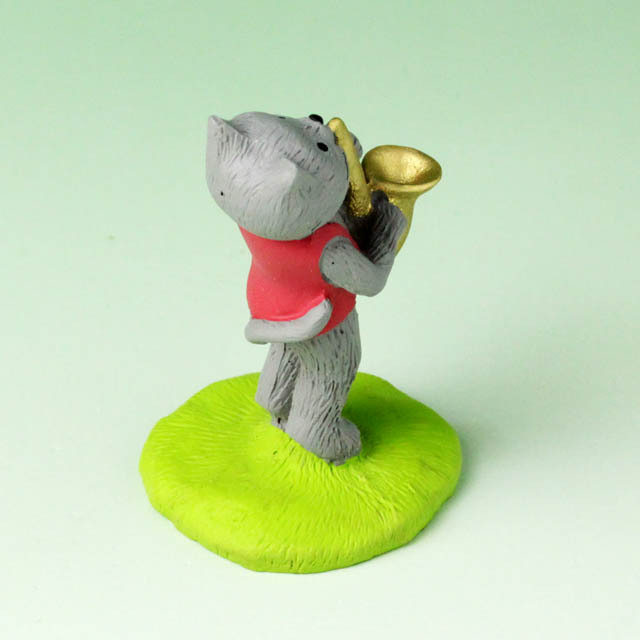 音符の森 オーナメント サックス ねこ 音楽雑貨