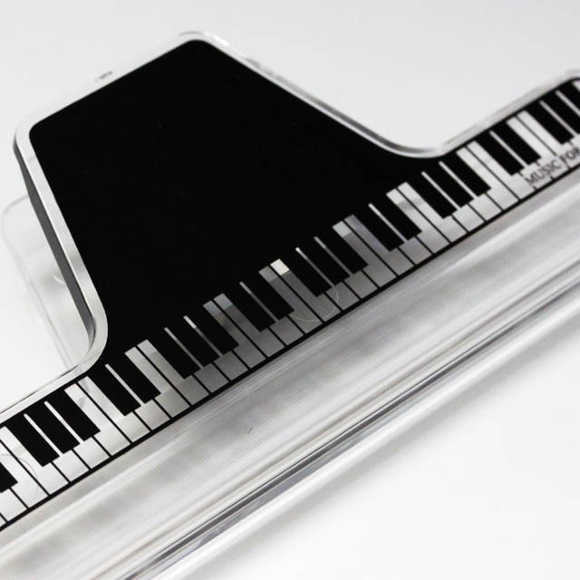 マウンテンクリップ 鍵盤ブラック 121560◇ 音楽雑貨・アクセサリー