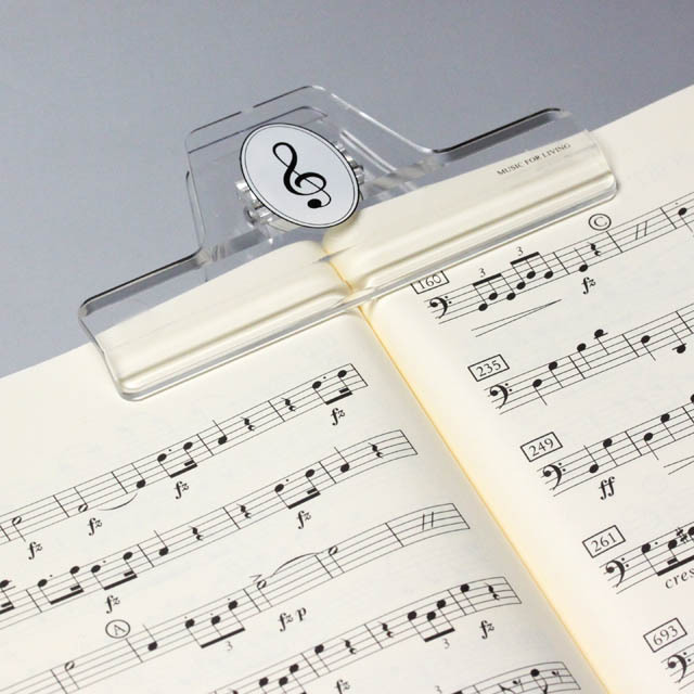 マウンテンクリップ 楽譜はさみ ８分音符 音楽雑貨