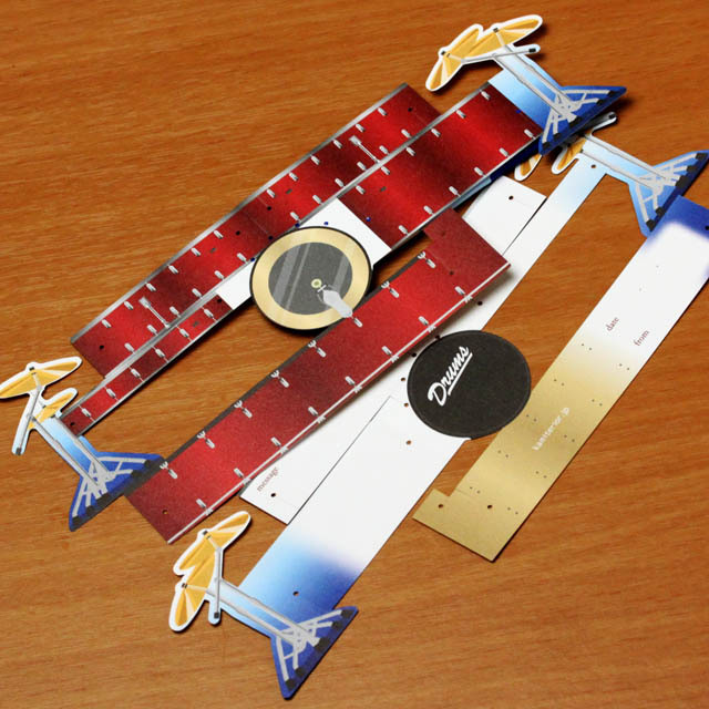 ｋｕ・ｒｕ・ｒｕ メッセージメモ ドラムセット 音楽雑貨