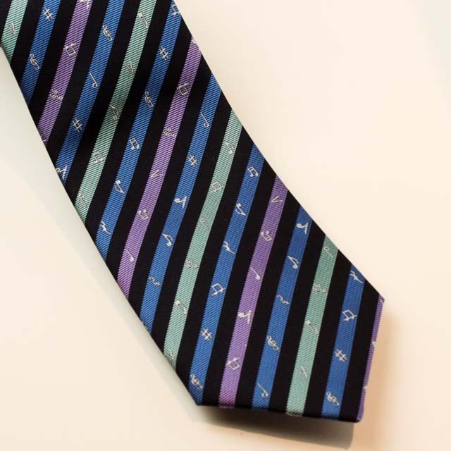 西陣織 ネクタイ 音楽雑貨 音楽ギフト 楽譜