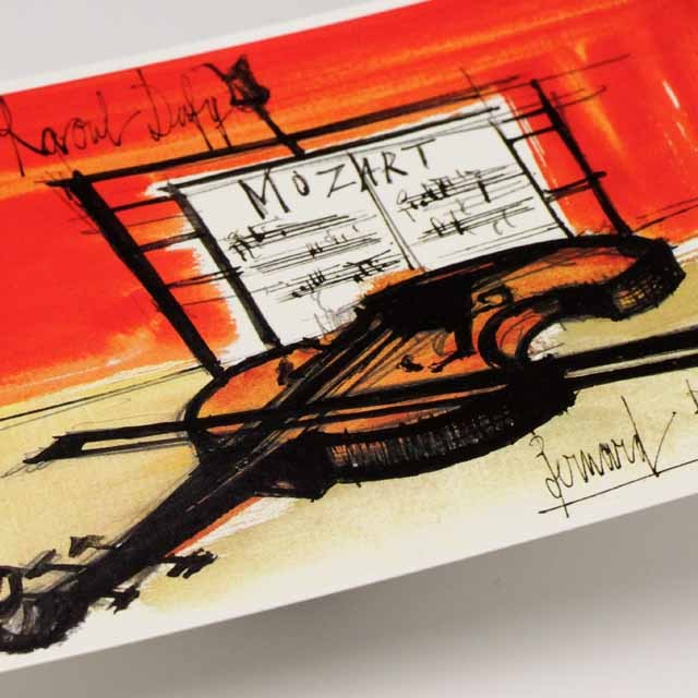 Import絵葉書 《 Mozart, Bernard Buffet 》 595201 音楽雑貨