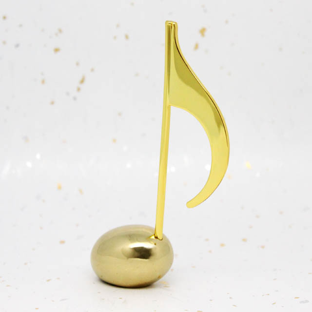 デスクカードスタンド 8分音符 《ゴールド》 126732 音楽雑貨