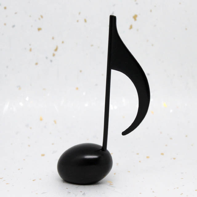 デスクカードスタンド 8分音符 《ブラック》 126725 ☆ 音楽雑貨