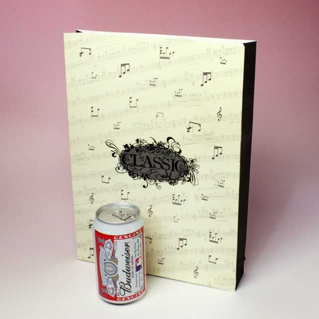 ギフト紙袋 音符 音楽雑貨 音楽グッズ