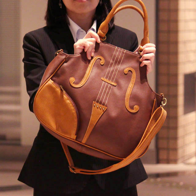 弦楽器 2wayバッグ 音楽雑貨 音楽グッズ 音楽ギフト ヴァイオリン ヴィオラ Violin Viola