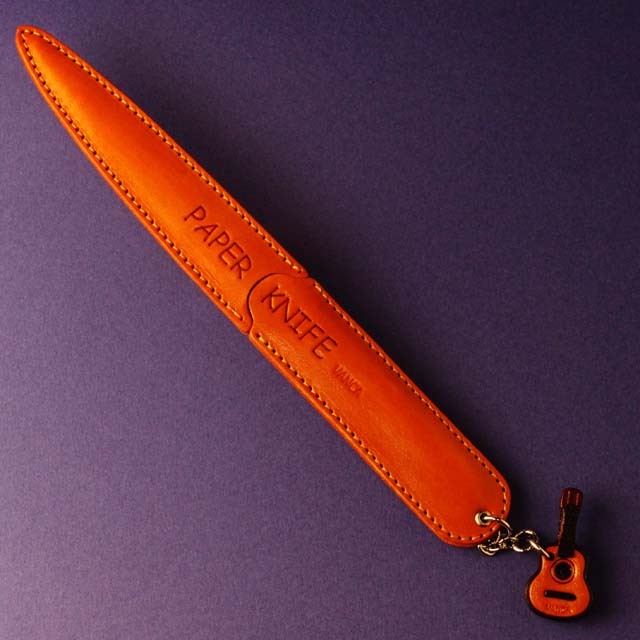 本革製 ペーパーナイフ クラシックギター 音楽グッズ 音楽雑貨