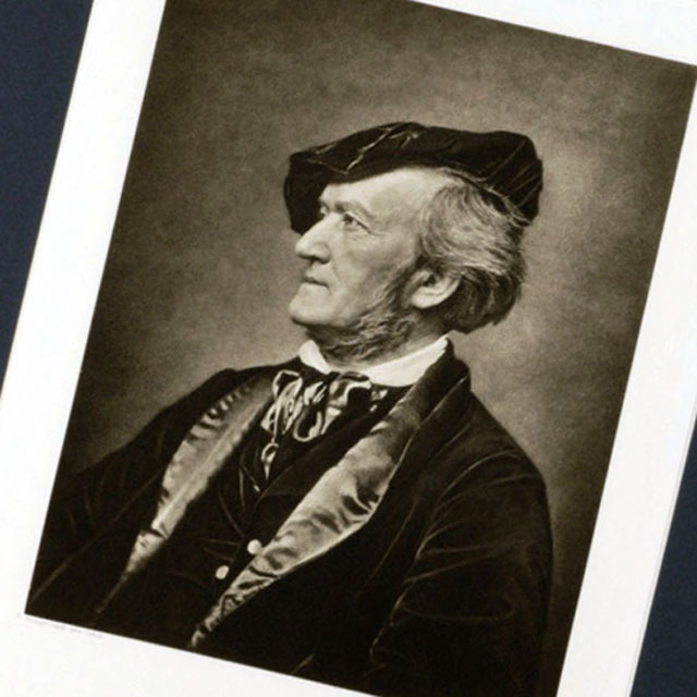 ワグナー ドイツ 銅版画 額装 音楽ギフト