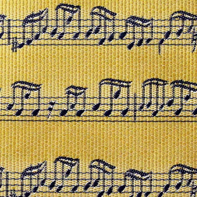 クラバット ネクタイ生地 楽譜 音楽雑貨 音楽グッズ