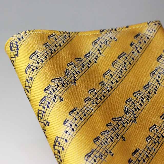 クラバット ネクタイ生地 楽譜 ブックカバー 音楽雑貨 音楽グッズ