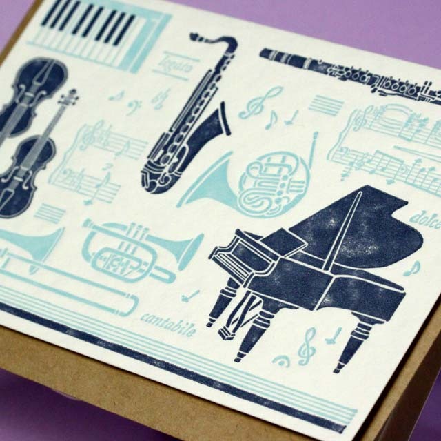 多目的カード 楽器 音楽雑貨