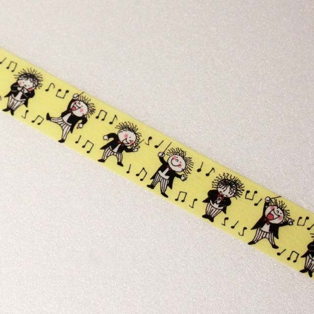 マスキングテープ 《Quu 指揮者》 820219 音楽雑貨・アクセサリー専門