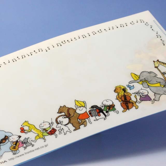 チケットファイル Quu 音楽隊 音楽雑貨