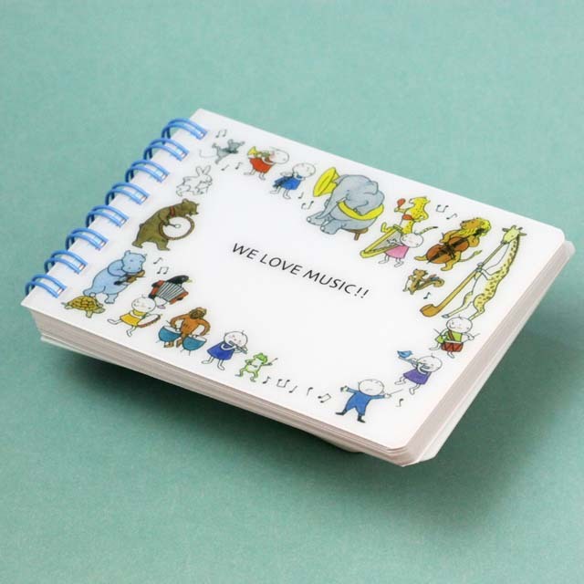 A7リングノート Quu 音楽隊 音楽雑貨