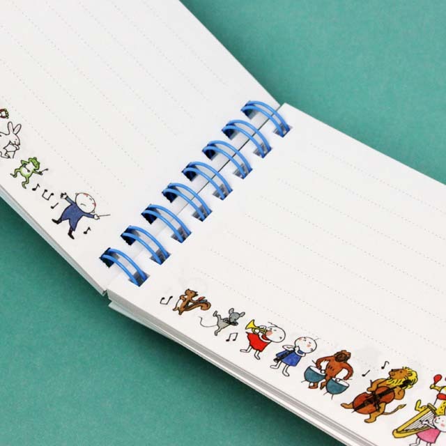 A7リングノート Quu 音楽隊 音楽雑貨