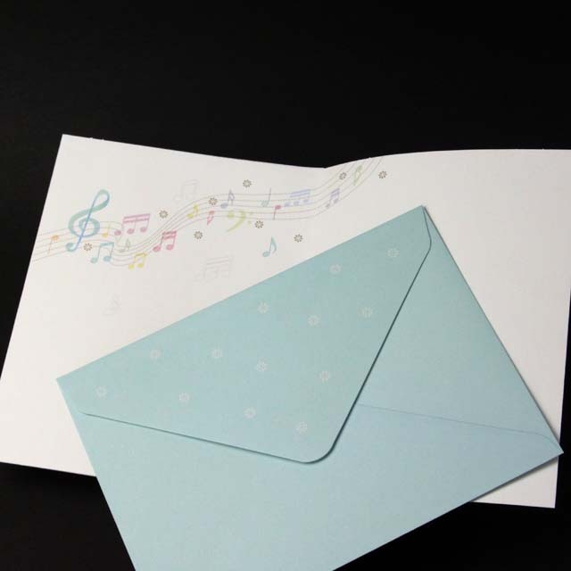 多目的カード ト音記号 音符 音楽雑貨 音楽グッズ