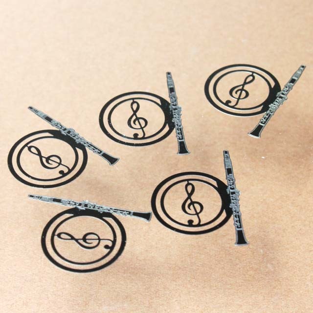 譜めくりマーカー 楽譜タブ 音楽雑貨 クラリネット